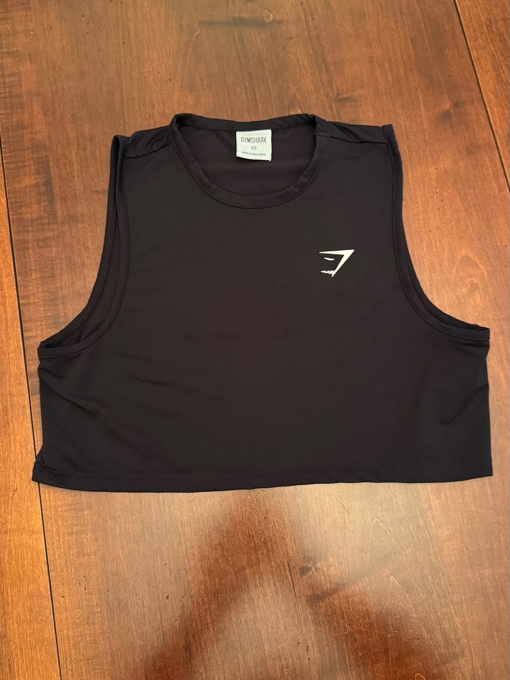 Gymshark Black Cropped Performance Tank Top - Women's